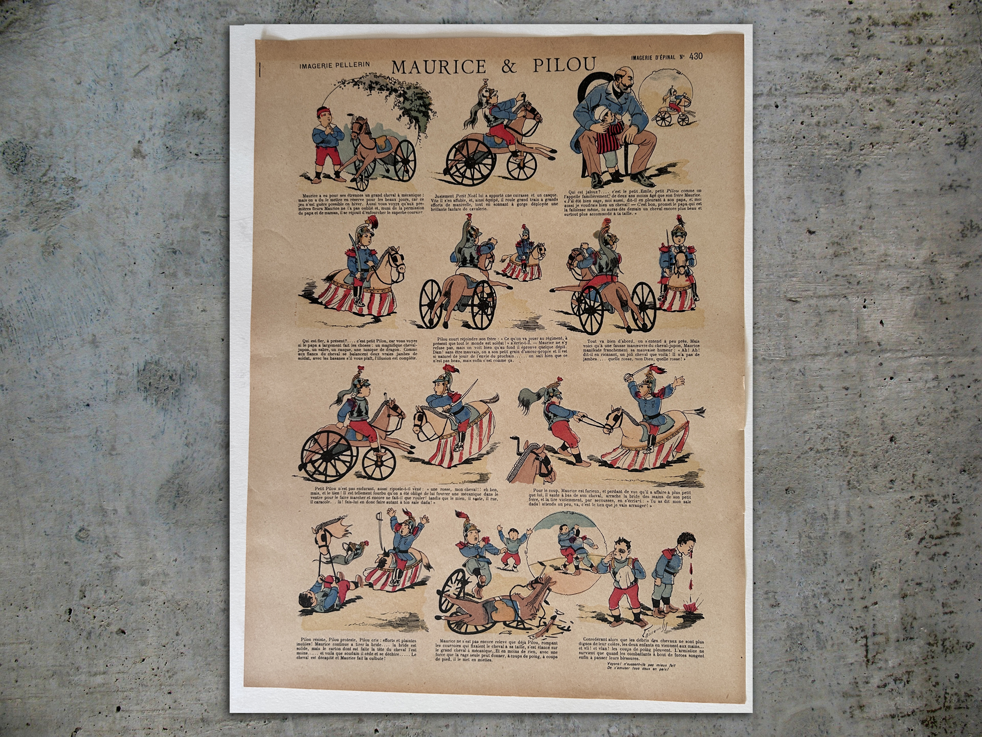 Imagerie Pellerin No 430 : Maurice et Pilou